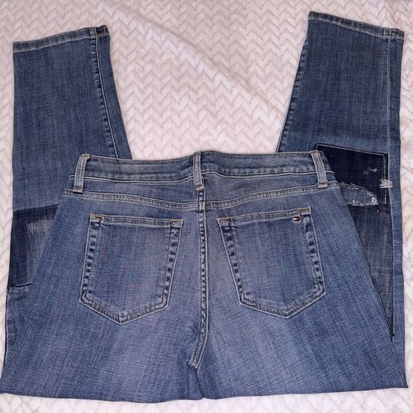 Tommy Hilfiger Boyfriend Jeans with Patchwork size 4 - Picture 9 of 12